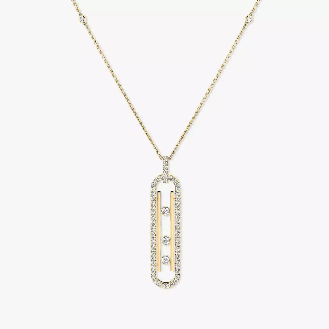 [Super Jewellery]Diamond Necklace Move 10Th