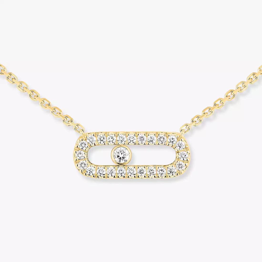 [Super CiCi]Diamond Necklace Move Uno