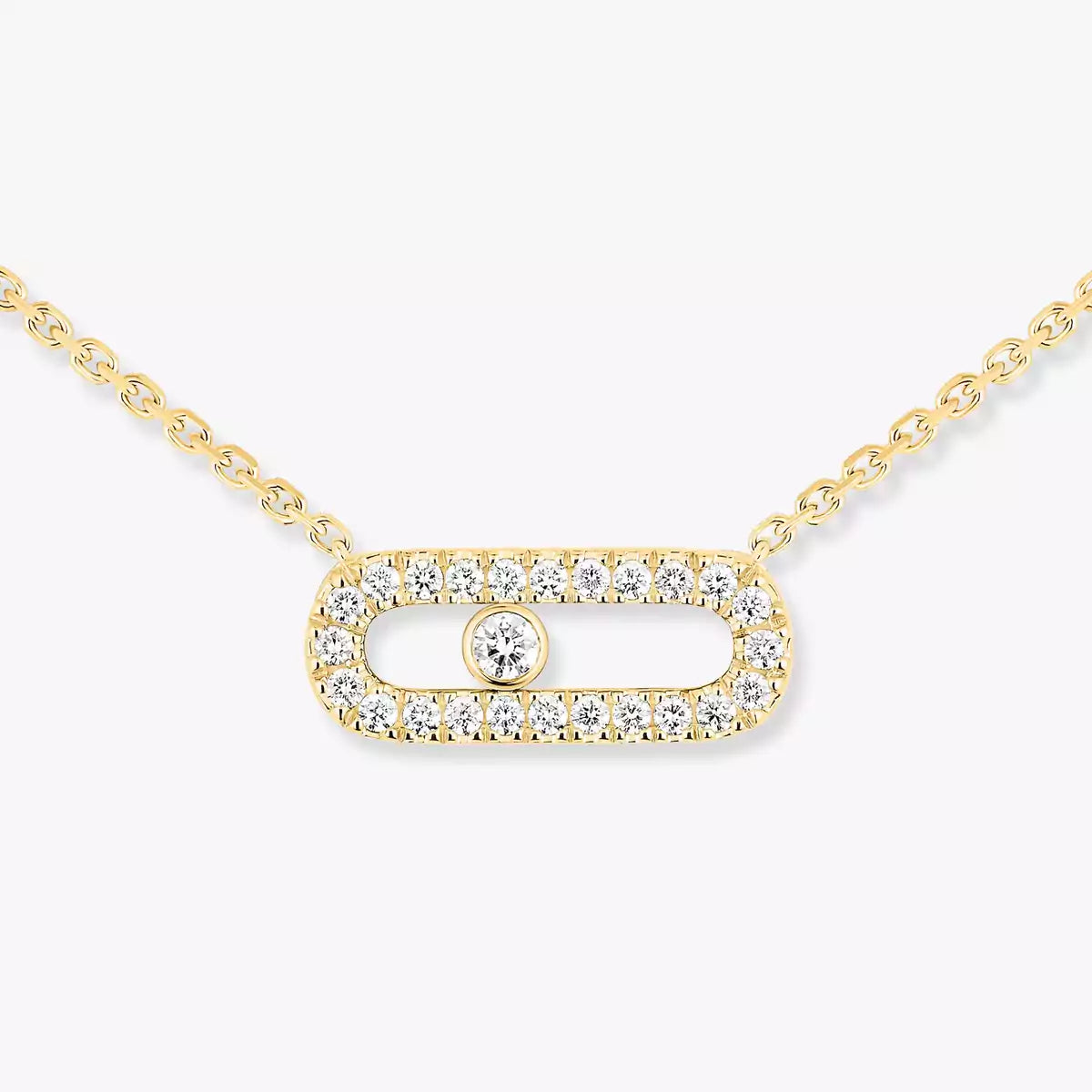 [Super CiCi]Diamond Necklace Move Uno