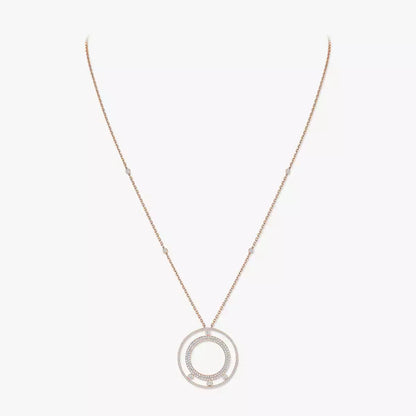 [Super Jewellery]Move Romane Long Pave_-Set Diamond Necklace