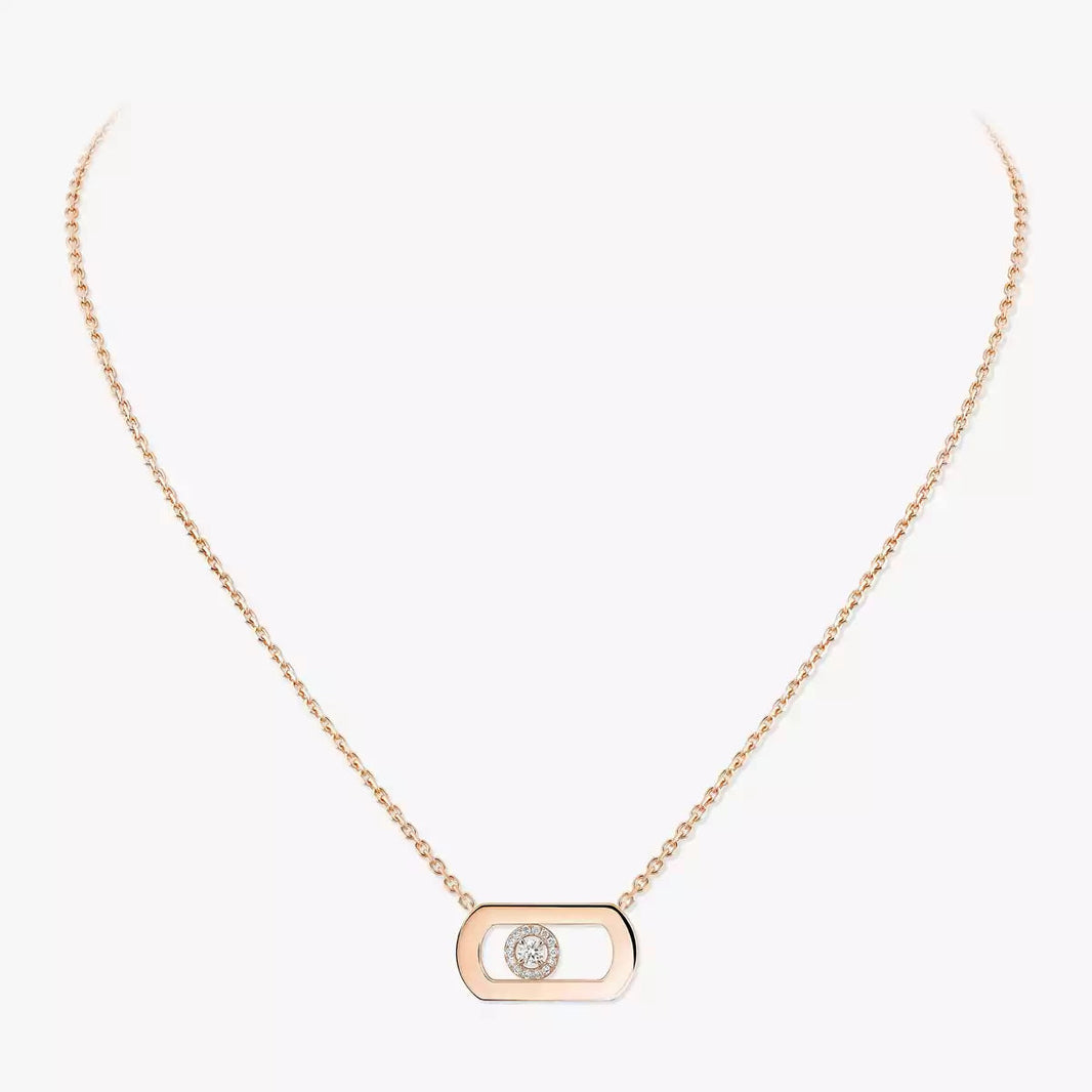 [Super Jewellery]So Move Diamond Necklace in Gold