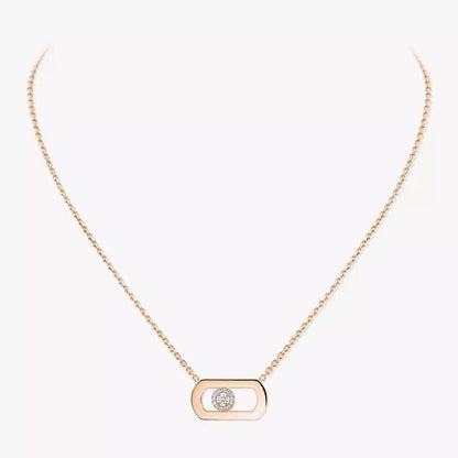 [Super Jewellery]So Move Diamond Necklace in Gold