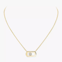 [Super Jewellery]So Move Diamond Necklace in Gold