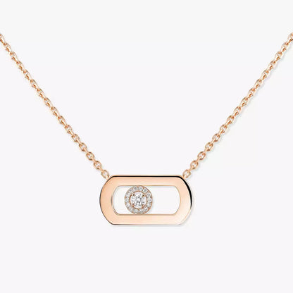 [Super Jewellery]So Move Diamond Necklace in Gold