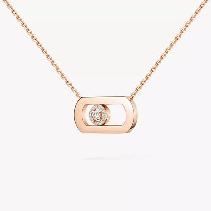 [Super Jewellery]So Move Diamond Necklace in Gold