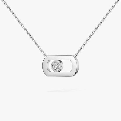 [Super Jewellery]So Move Diamond Necklace in Gold