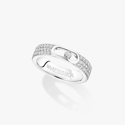 [Super Jewellery]Move Joaillerie Pave_ Diamond Wedding Ring
