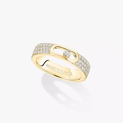 [Super Jewellery]Move Joaillerie Pave_ Diamond Wedding Ring