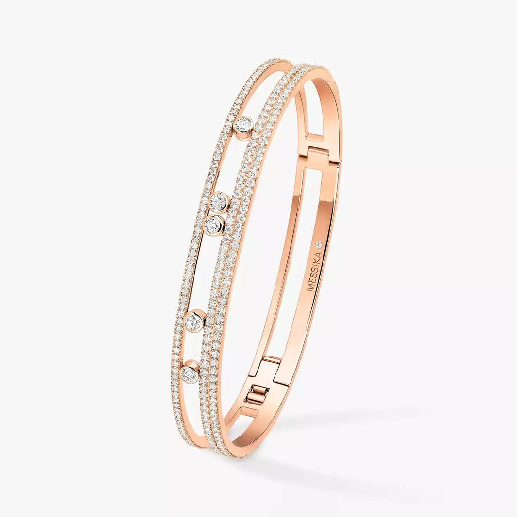 [Super Jewellery]Move Romane pavé bangle