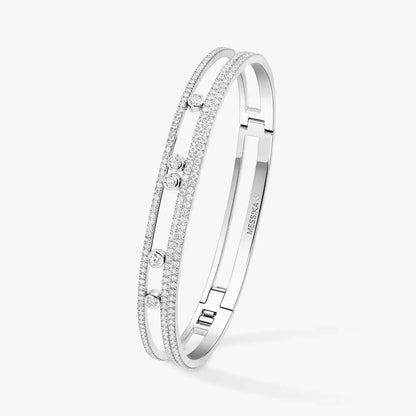 [Super Jewellery]Move Romane pavé bangle