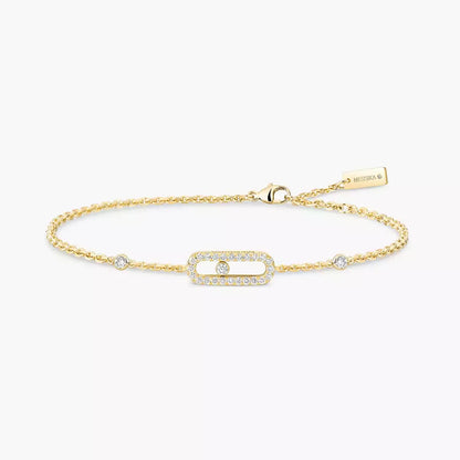 [Super Jewellery]Move Uno Diamond Bracelet