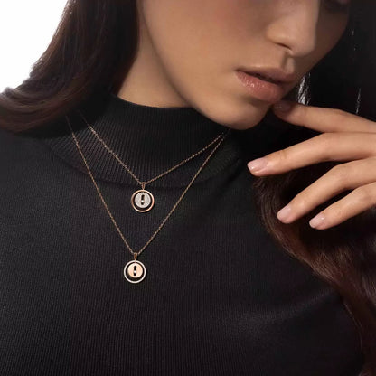 [Super Jewellery] Lucky Move Diamond Necklace