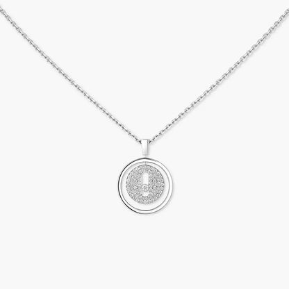 [Super Jewellery] Lucky Move Diamond Necklace