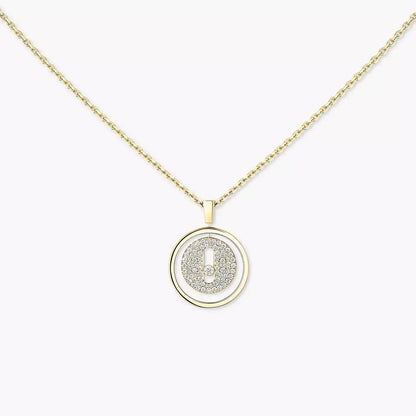 [Super Jewellery] Lucky Move Diamond Necklace