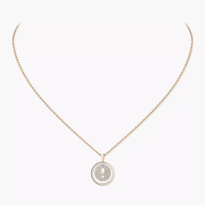 [Super Jewellery] Lucky Move Diamond Necklace
