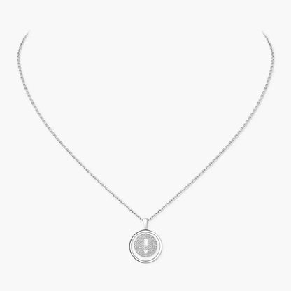 [Super Jewellery] Lucky Move Diamond Necklace