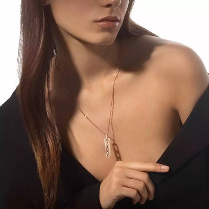 [Super Jewellery]Diamond Necklace Move 10Th