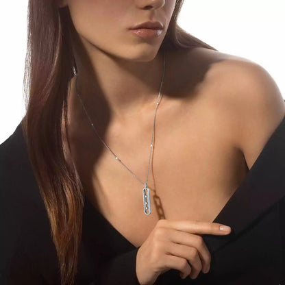 [Super Jewellery]Diamond Necklace Move 10Th