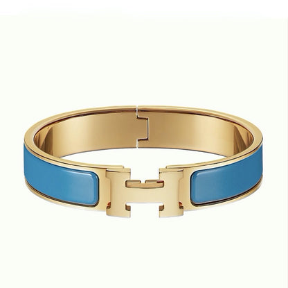 [Super Jewellery]H BRACELET TURQUOISE 12MM