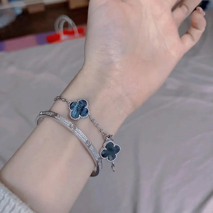 [Super Jewellery]CLOVER 5 MOTIF PIETERSITE BRACELET COLLECTION