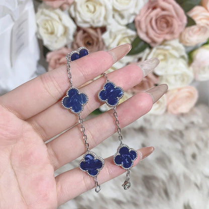 [Super Jewellery]CLOVER 5 MOTIF PIETERSITE BRACELET COLLECTION