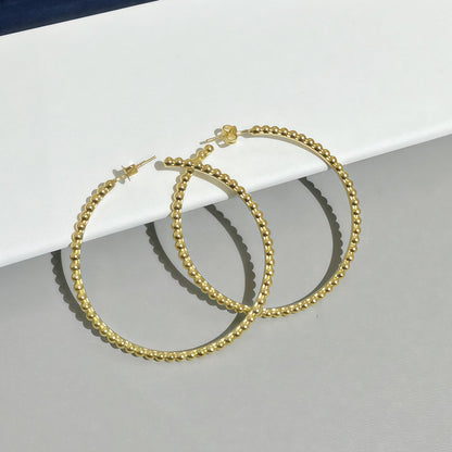 [Super Jewellery] SMOOTH BEAD STUD EARRINGS