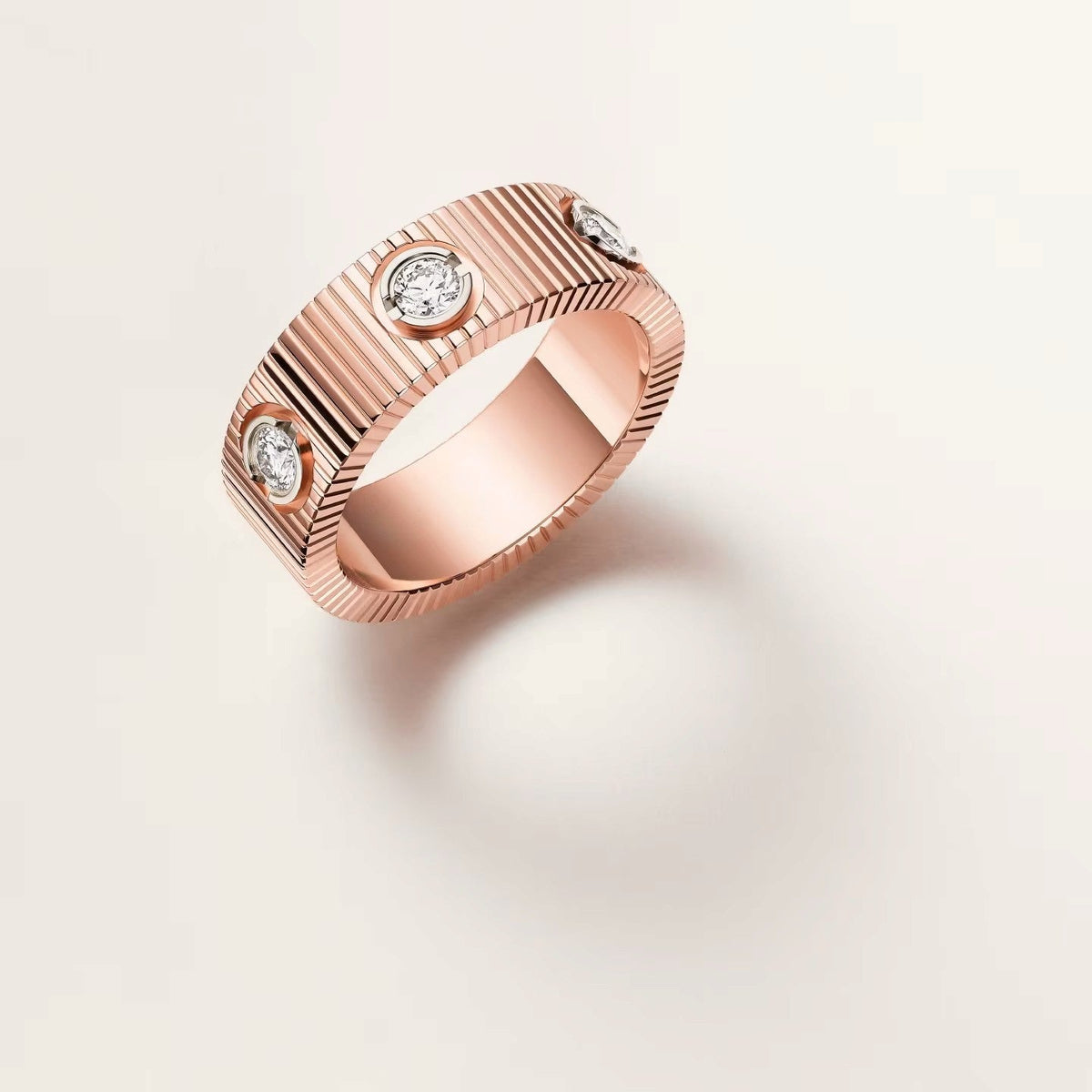 [Super CiCi]LOVE 6.5MM UNLIMITED RING, 6 DIAMONDS