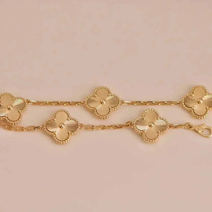 [Super Jewellery] CLOVER 5 MOTIF LASER BRACELET COLLECTION