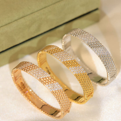 [Super Jewellery]  FIVE-ROW DIAMOND BRACELET