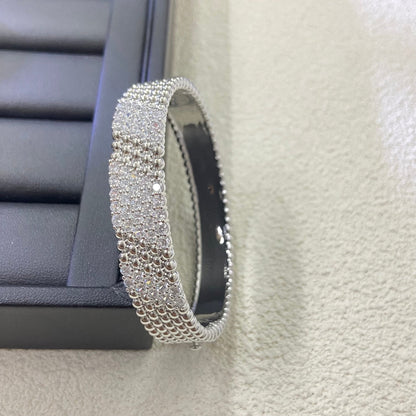 [Super Jewellery]  FIVE-ROW DIAMOND BRACELET