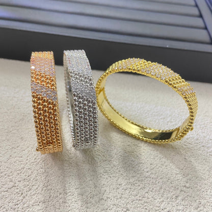 [Super Jewellery]  FIVE-ROW DIAMOND BRACELET