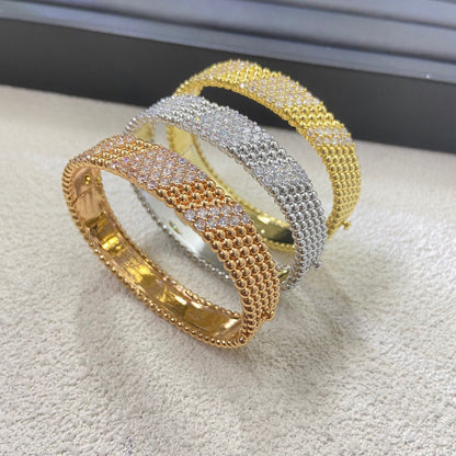 [Super Jewellery]  FIVE-ROW DIAMOND BRACELET
