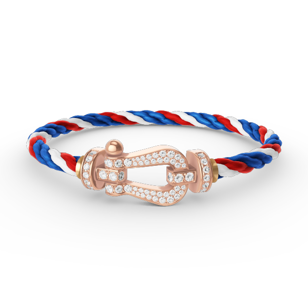 [Super Jewellery]FORCE LARGE HORSESHOE FULL DIAMOND BRACELET ROSE GOLD
