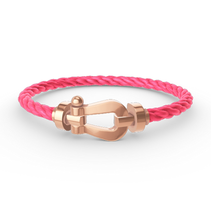 [Super Jewellery]FORCE LARGE HORSESHOE NO DIAMOND BRACELET ROSE GOLD