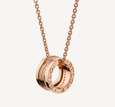 [Super]ZERO 1 PINK GOLD DIAMOND NECKLACE