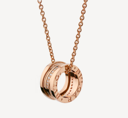 [Super]ZERO 1 PINK GOLD DIAMOND NECKLACE