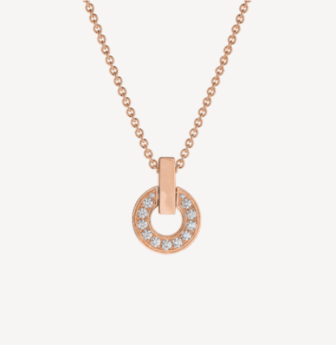 [Super]GARI NECKLACE PINK GOLD DIAMOND
