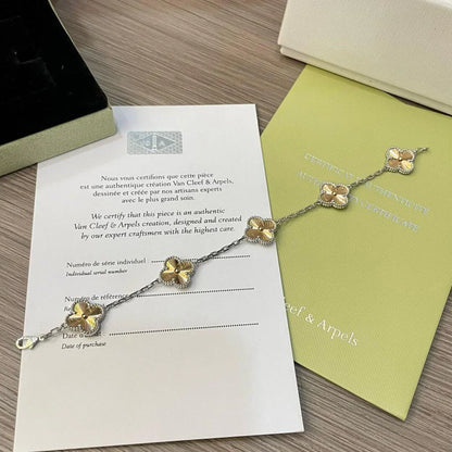 [Super Jewellery] CLOVER 5 MOTIF LASER BRACELET COLLECTION