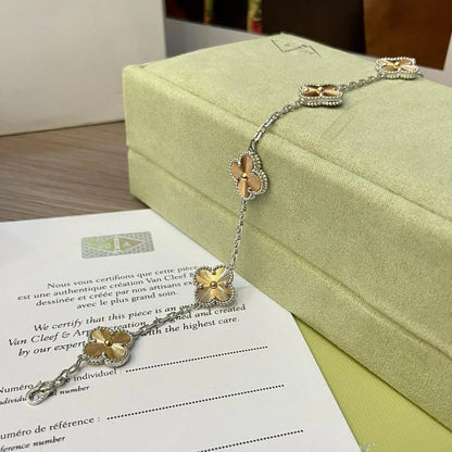 [Super Jewellery] CLOVER 5 MOTIF LASER BRACELET COLLECTION