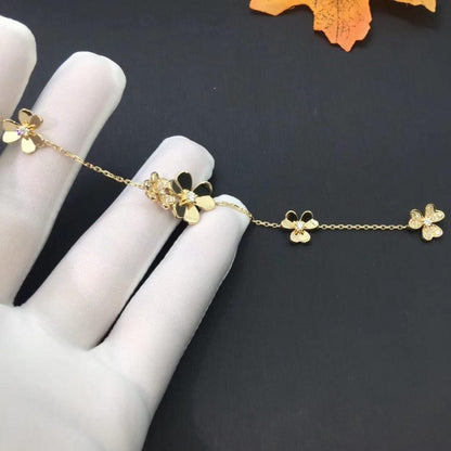 [Super Jewellery]FRIVOLE GOLD 5 FLOWERS BRACELET