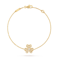[Super Jewellery]FRIVOLE GOLD FLOWER DIAMOND BRACELET