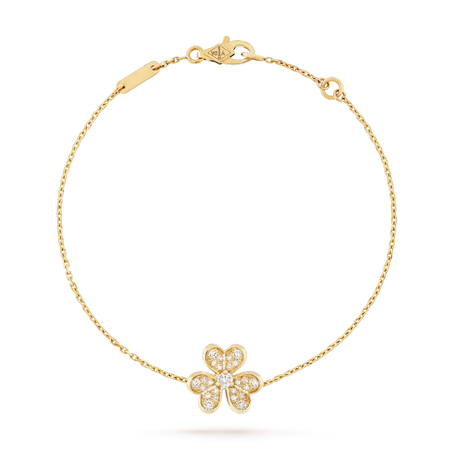 [Super Jewellery]FRIVOLE GOLD FLOWER DIAMOND BRACELET