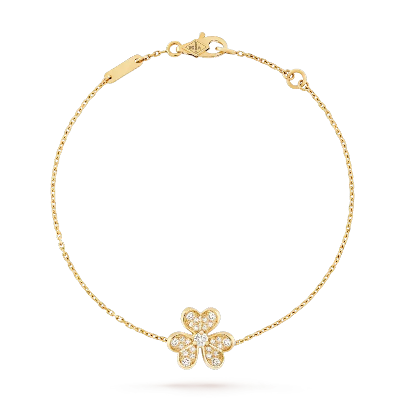 [Super CiCi ]FRIVOLE GOLD BLUMEN-DIAMANTARMBAND