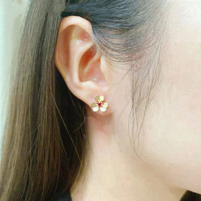 [Super Jewellery]FRIVOLE  FLOWER PINK EARRINGS