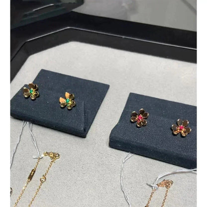 [Super Jewellery]FRIVOLE  FLOWER PINK EARRINGS