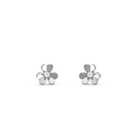 [Super Jewellery]FRIVOLE MINI SILVER FLOWER EARRINGS