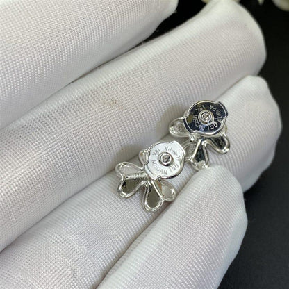 [Super Jewellery]FRIVOLE MINI SILVER FLOWER EARRINGS