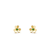 [Super Jewellery]FRIVOLE  FLOWER MALACHITE EARRINGS