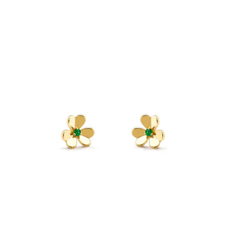 [Super Jewellery]FRIVOLE  FLOWER MALACHITE EARRINGS