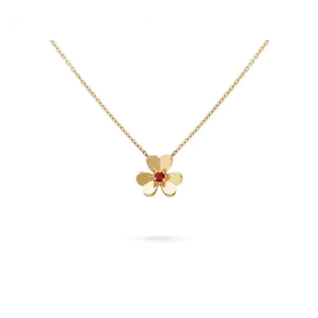 [Super Jewellery]FRIVOLE GOLD FLOWER NECKLACE